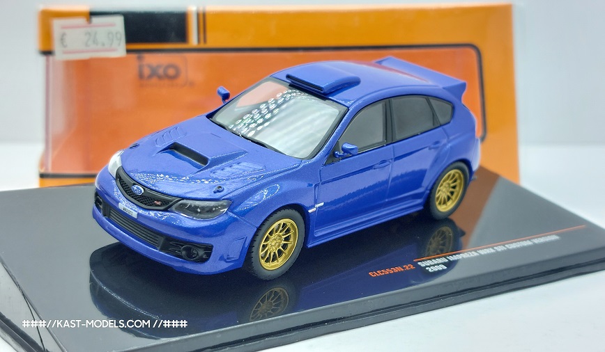 Subaru Impreza WRX Sti 2009 IXO 1/43