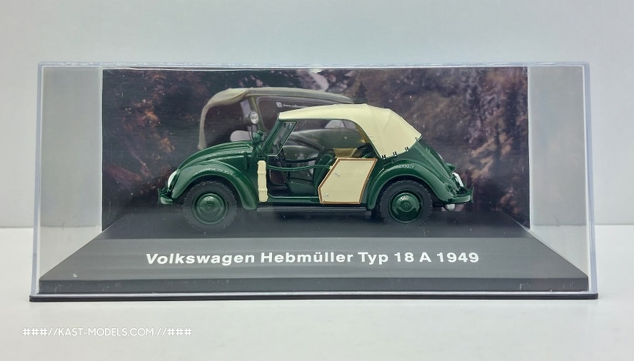 VW Hedmüller Typ 18 A 1949 Special 1/43
