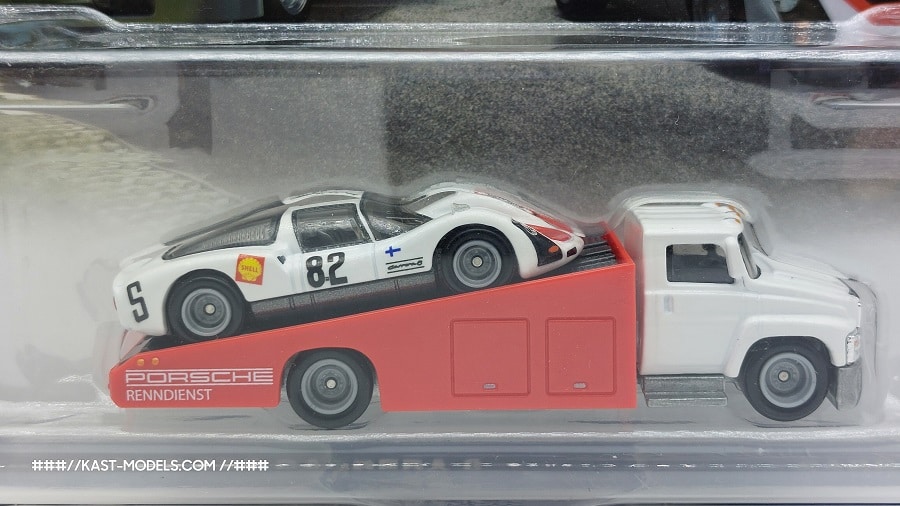 Porsche 906 Carrera + Transport HotWheels Premium - Image 2