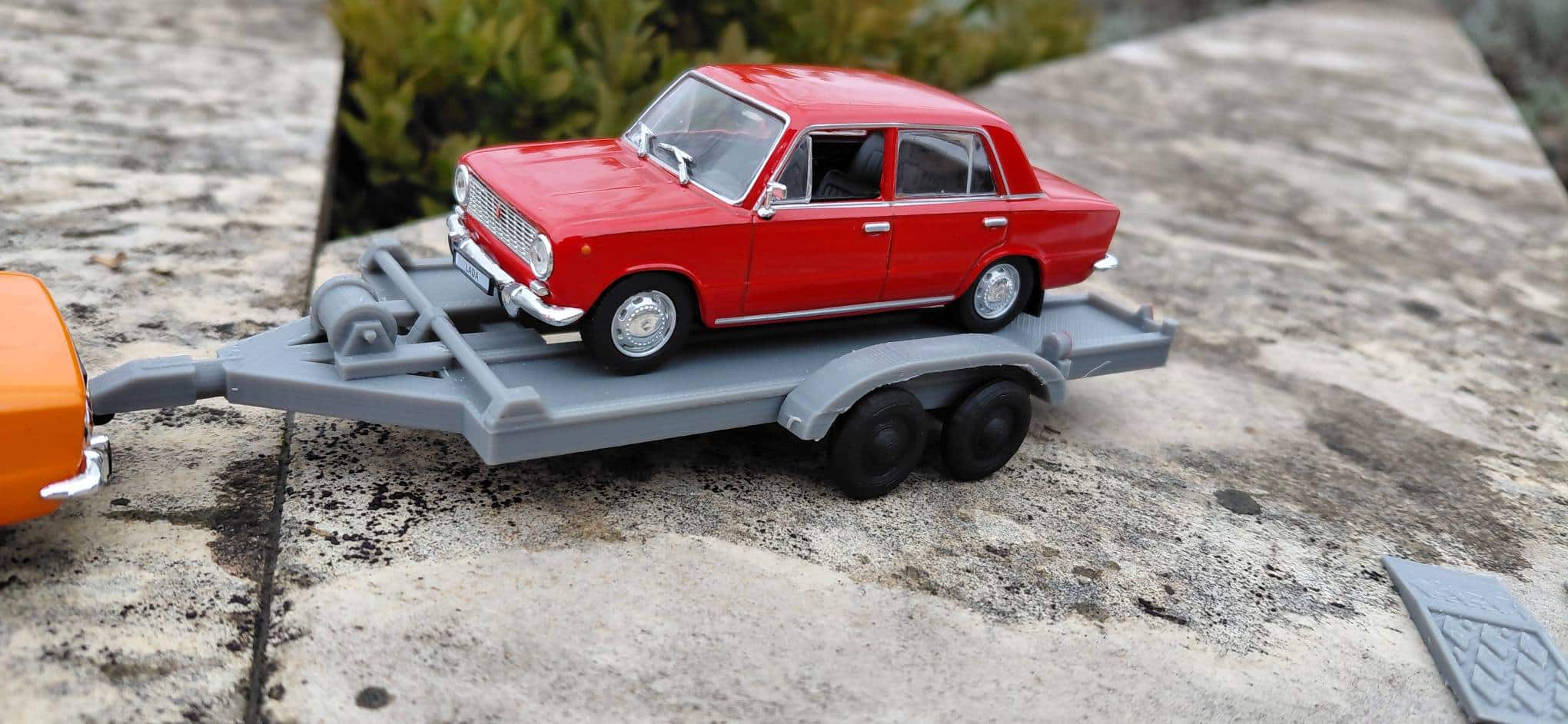 Платформа (ремарке/колесар) 3D Special 1/43