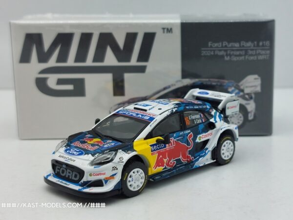 Ford Puma Rally1 2024 MiniGT 1/64