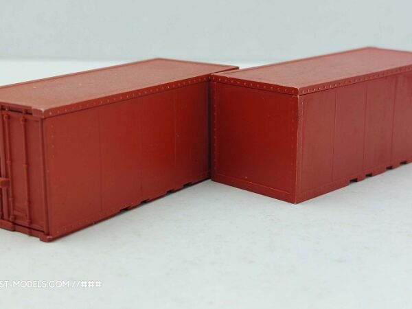 2бр 20ft Shipping Containers Special 1/87