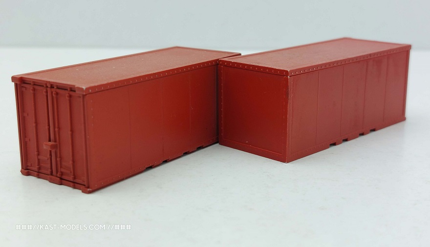 2бр 20ft Shipping Containers Special 1/87